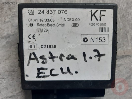 GM 24437076,ASTRA 1.7 MOTOR BEYNİ,GM 24437076 ASTRA BEYNİ