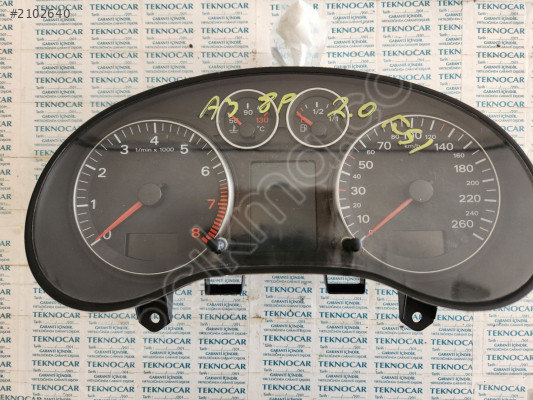 8P0920930N 8P0 920 930 N AUDİ A3 GÖSTERGE SAATİ ÇIKMA