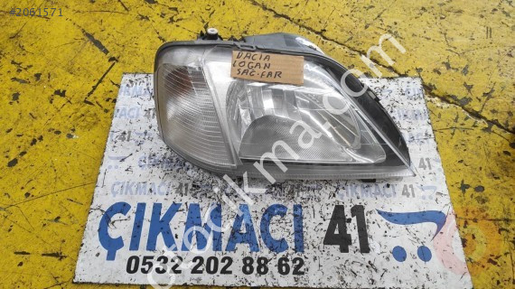 DACİA LOGAN SOL FAR,LOGAN FAR,LOGAN SOL ÖN FAR,LOGAN ÇIKMA