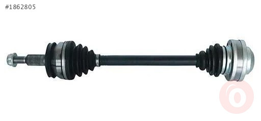 VW TRANSPORTER 04-15 ÖN AKS KOMPLE SOL 645 MM 7E0407271N
