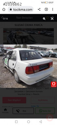 Suzuki swift arka dingil