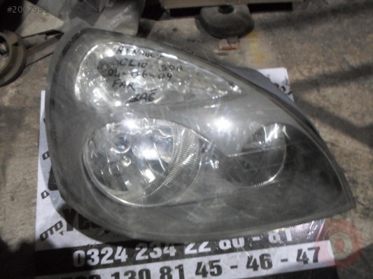 RENAULT CLİO SEDAN 2004-2006-2009 SAĞ VE SOL FAR ÇIKMA
