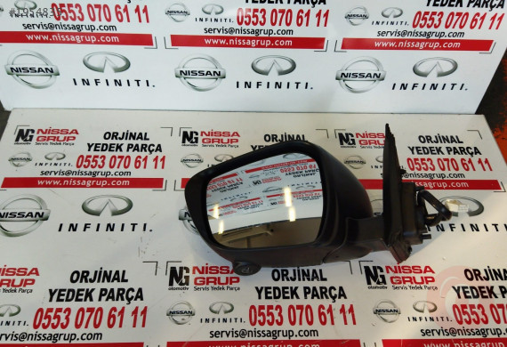 NİSSAN NAVARA SOL DİKİZ AYNASI KAMERALI SIFIR D23 2014-2020
