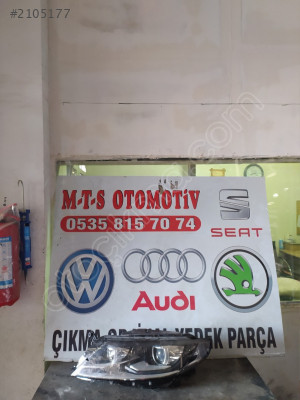 VOLKSWAGEN PASSAT CC SOL ÖN FAR ÇIKMA ORİJİNAL 2013-2017