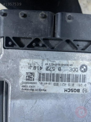 0281019421,DDE8572418 BMW F10 520D ÇIKMA MOTOR BEYNİ