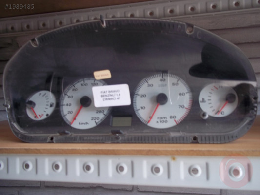 FİAT BRAVA BENZİNLİ GÖSTERGE SAATİ,BRAVA GÖSTERGE SAATİ