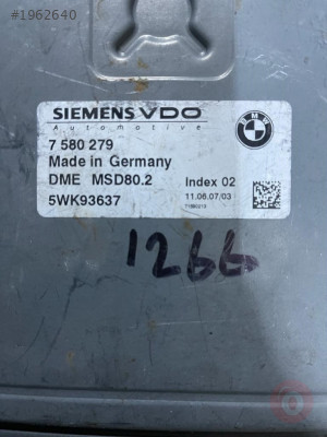 7580279 5WK93637 BMW 320i Çıkma Motor Beyni