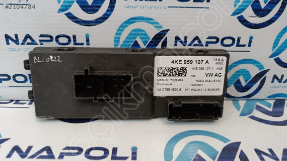 4KE959107A AUDİ A5 BAGAJ KAPİSİ KONTROL ÜNİTESİ 2016/2023