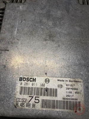 9648588880 0281011188 Peugeot 206 2.0 HDI Çıkma Motor Beyn