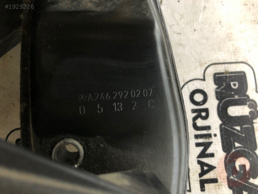 A246 292 02 07 Mercedes cla 2013 model fren pedalı