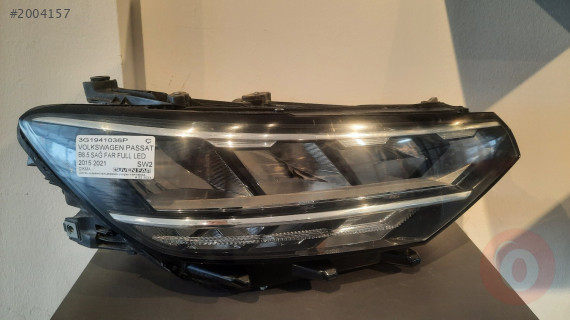VOLSWAGEN PASSAT B8.5 SAĞ FAR FULL LED 15-21 3G1941036P ÇIKM