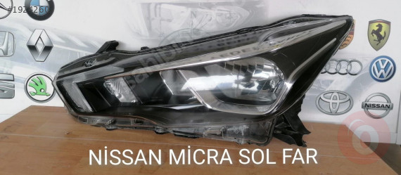 NİSSAN MİCRA SOL FAR ORJİNAL ÇIKMA PARÇA