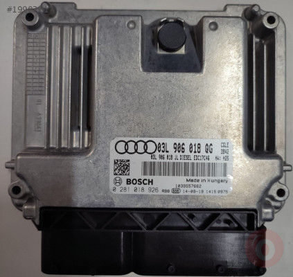 AUDI A6 2.0 TDI 03L906018QG 0281018926 ECU MOTOR BEYNİ