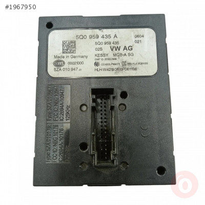 ANAHTARSIZ GİRİŞ KONTROL MODÜLÜ VW GOLF AUDİ A3 SEAT TOLEDO