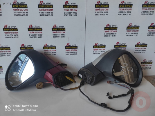 PEUGEOT 207 2006-2012 MODEL ÇIKMA ORJİNAL SAĞ SOL AYNA