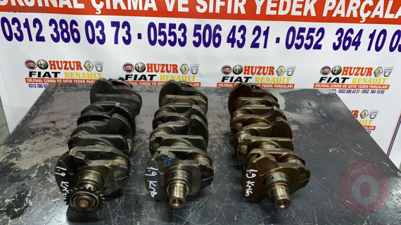 Renault kangoo 1.9 dizel çıkma orjinal krank mili