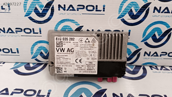 8Y0035282 AUDİ A3 ÇEVRİMİÇİ HİZMETLER KONTROL ÜNİT 2020/2023