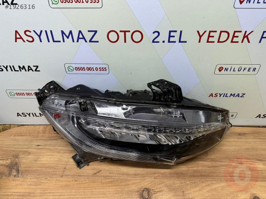 HONDA CİVİC FC5 SAĞ FAR FULL LED ORJİNAL