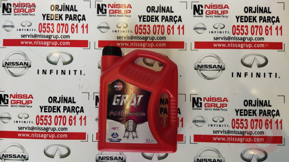 GRAT 3 LT. KIRMIZI ANTİFİRİZ -40°C SIFIR YEDEK PARÇA