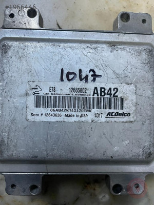 12665802 OPEL CORSA E 1.4 ÇIKMA MOTOR BEYNİ
