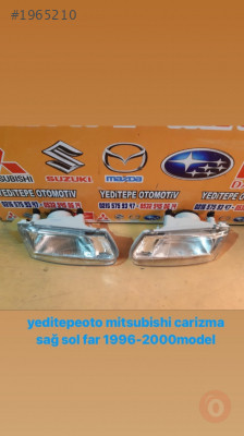 mitsubishi carisma sağ sol far