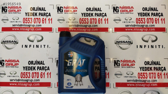 GRAT 3 LT. MAVİ -40°C ANTİFİRİZ SIFIR YEDEK PARÇA