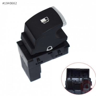 VW GOLF PLUS 03-09 DEPO KAPAĞI AÇMA DÜĞMESİ KROMLU 1T0959833