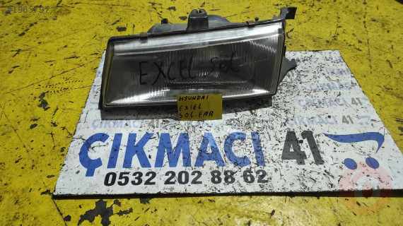 HYUNDAİ EXCEL SOL FAR,EXCEL SOL FAR,EXCEL SOL ÖN FAR
