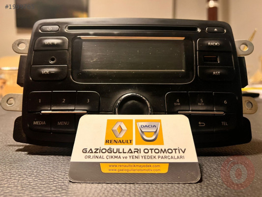Dacia Lodgy Çıkma Radyo Teyp