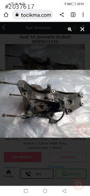 Audi A4 b7 kilima ayagi