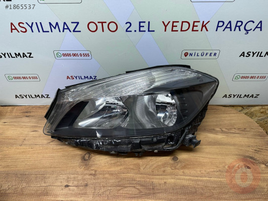 MERCEDES A SERİSİ W176 HALOJEN SOL FAR ORJİNAL