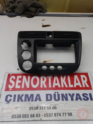 HONDA CİVİC ORJİNAL HAVALANDIRMA KLİMA VE TEYP ÇERÇEVESİ
