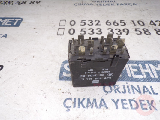 ÇIKMA 028906124E 05340403 VW CADDY 2003 SİGORTA RÖLESİ