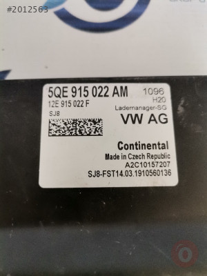5QE915022AM YÜKSEK VOLTAJ ;KONTROL ÜNİTESİ