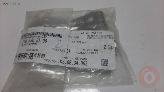MERCEDES C W206 ÖN TAMPON SAĞ SOL TAKVİYE 2066265100 SO