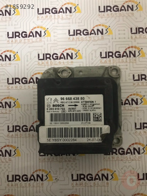 0285010703 9666843880 PEUGEOT 207 AİRBAG BEYNİ BOSCH