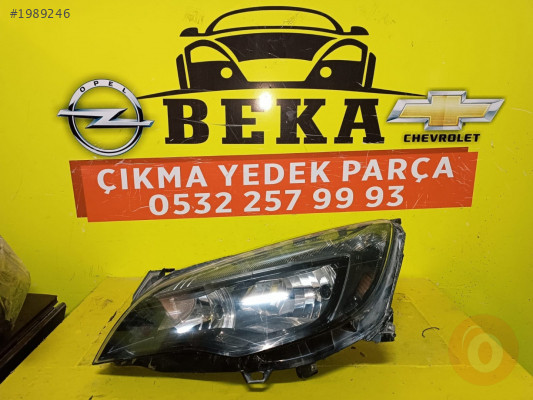OPEL ASTRA J LEDLİ SOL FAR ÇIKMA ORJİNAL