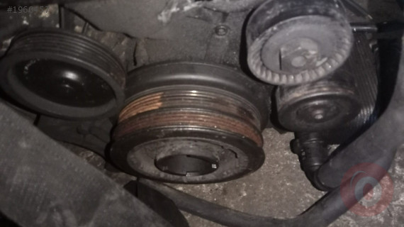 Bmw X5 3.0 dizel krank kasnağı çıkma
