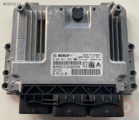 CITROEN C4 1.6 HDİ MOTOR BEYNİ 0281017862 EDC17C10 967703118