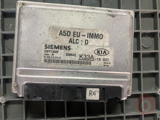 Kia Rio 1.5 Motor Beyni 5WY1308F K33A18881