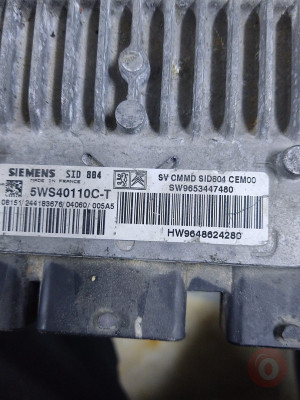 5WS40110C-T 9653447480 Citroen C2C3 1.4HDI Çıkma Motor Beyni