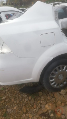 Chevrolet aveo 2006-2012 arası sedan sağ arka kesme çamurluk