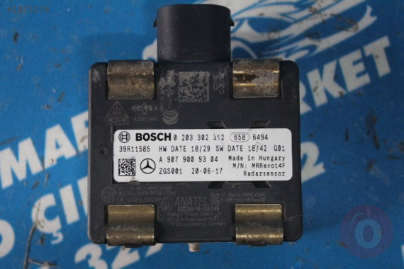 A 907 900 93 04 MERCEDES RADAR BEYNİ