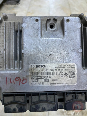 0281014444. 9661586080 Peugeot Bipper 1.4HDI Motor Beyni