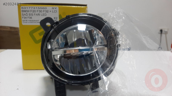 BMW F20 F30 F32 F34 F36 + LCİ SAĞ SİS FARI LED 63177315560 S