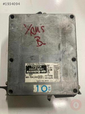Toyota Yaris 1.3 Motor Beyni 89661-52081 211000-5991 2NZ-FE