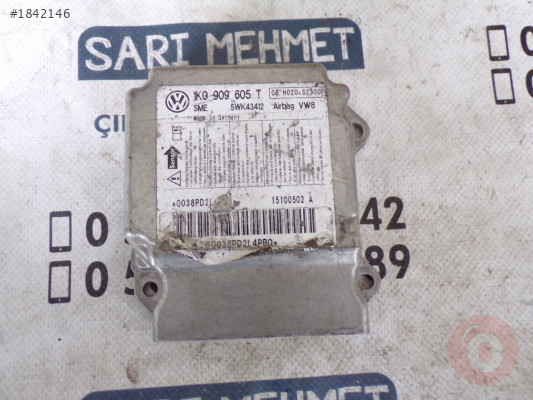 ÇIKMA VW JETTA GOLG AİRBAG BEYNİ 1K0909605T , 1K0 909 605 T