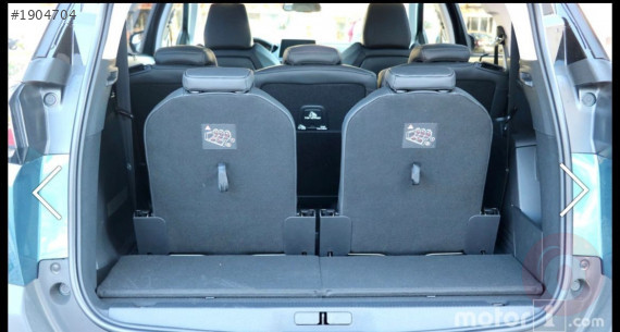 PEUGEOT 5008 ORJİNAL ÇIKMA ARKA BAGAJ KOLTUĞU