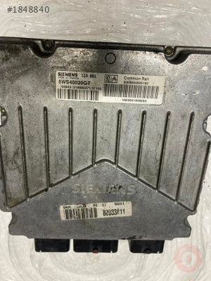 PEUGEOT 307 MOTOR BEYİNİ 5WS40020F-T 9644895180 SID801