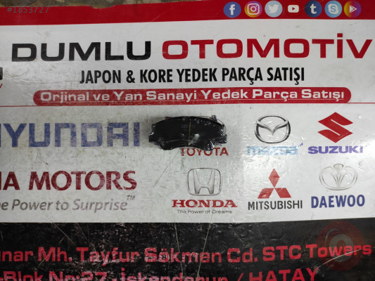 ÖN FREN BALATASI ACCENT BLUE 11-/RİO 12-/ELANTRA 12-